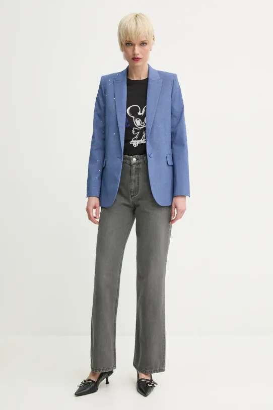 ZADIG&VOLTAIRE marynarka WWBL01882.425 niebieski SS25
