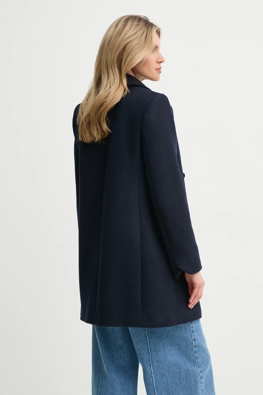 Oblečení Vlněný kabát ZADIG&VOLTAIRE WWCO01218.404 námořnická modř