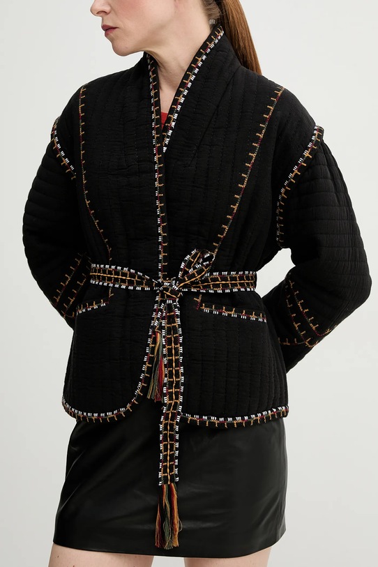 BA&SH pamut kabát CLIAGO nem szigetelt fekete 1E25CLIA