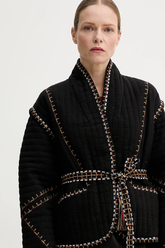 BA&SH pamut kabát CLIAGO fekete 1E25CLIA