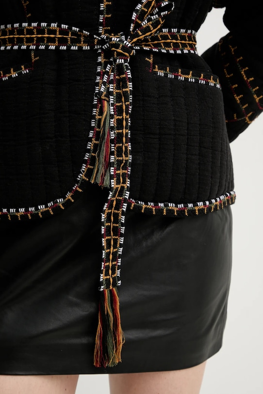 BA&SH pamut kabát CLIAGO 1E25CLIA fekete