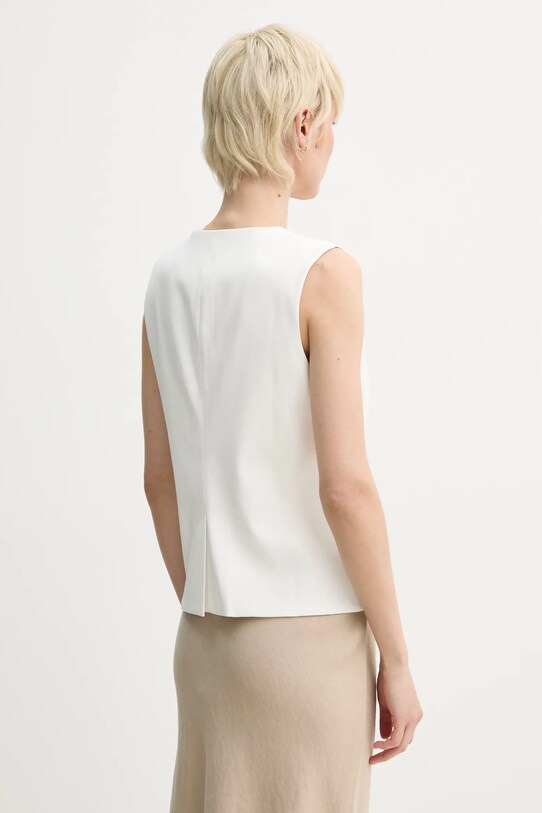 Îmbrăcăminte Samsoe Samsoe vestă SARUMA F25100037 alb