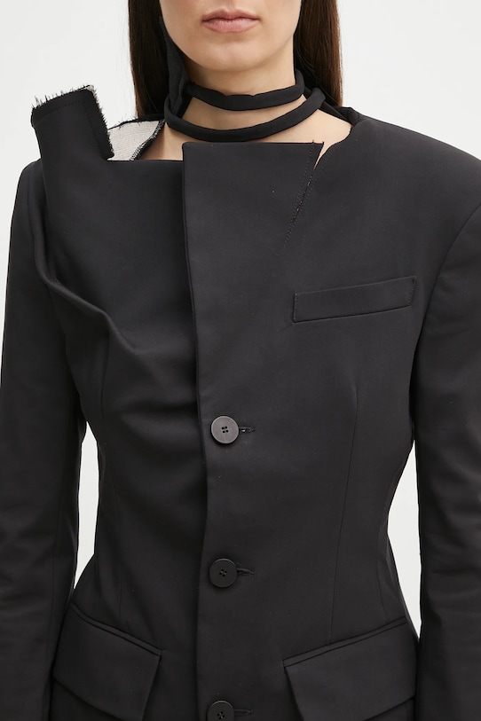 Sako Ottolinger Off-Shoulder Blazer 123.600623.01 crna