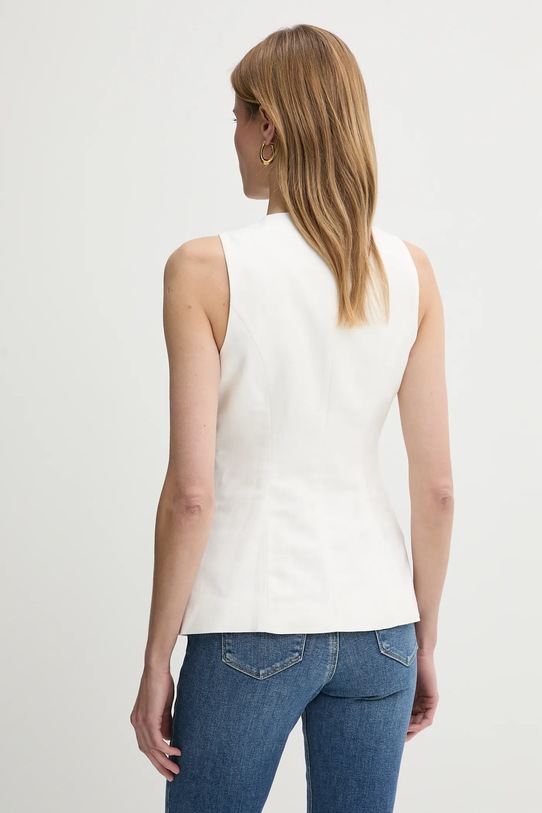 Одяг Жилетка з домішкою льону Tommy Hilfiger WW0WW44752 бежевий