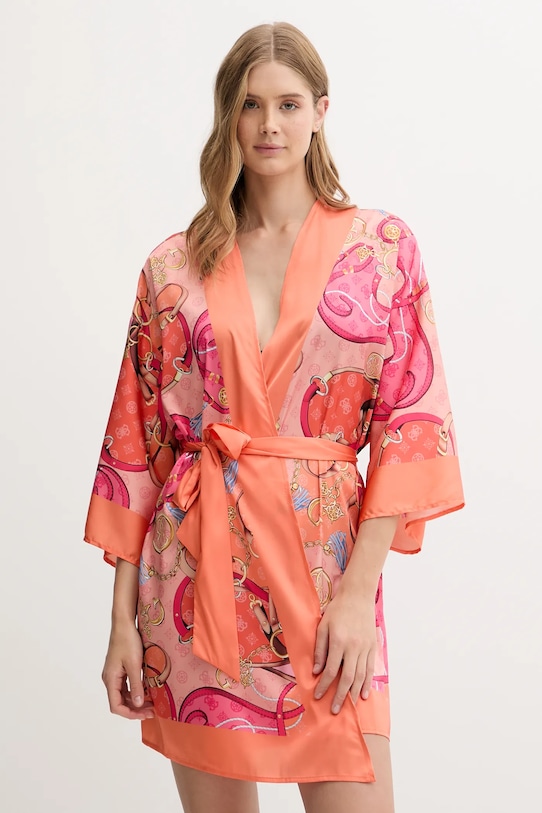 Plážové kimono Guess oranžová E5GK09.WH4V0