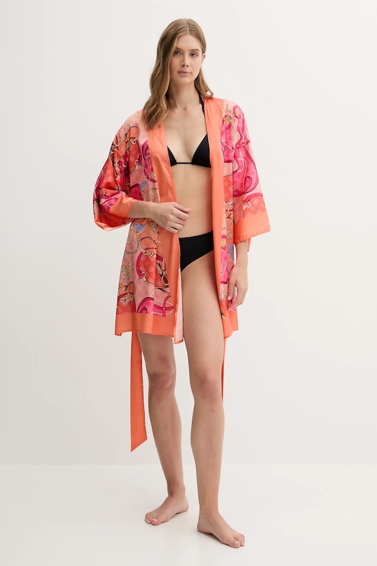 Plážové kimono Guess E5GK09.WH4V0 oranžová SS25