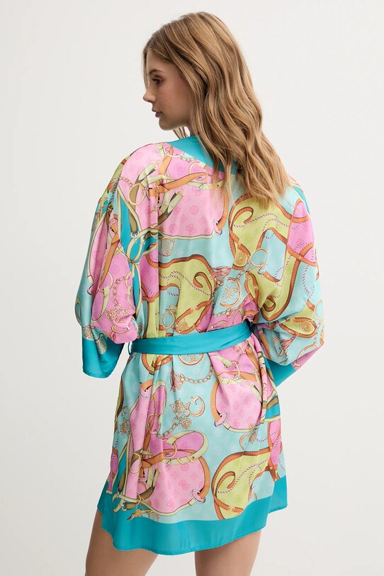 Guess kimono plażowe E5GK09.WH4V0 turkusowy SS25