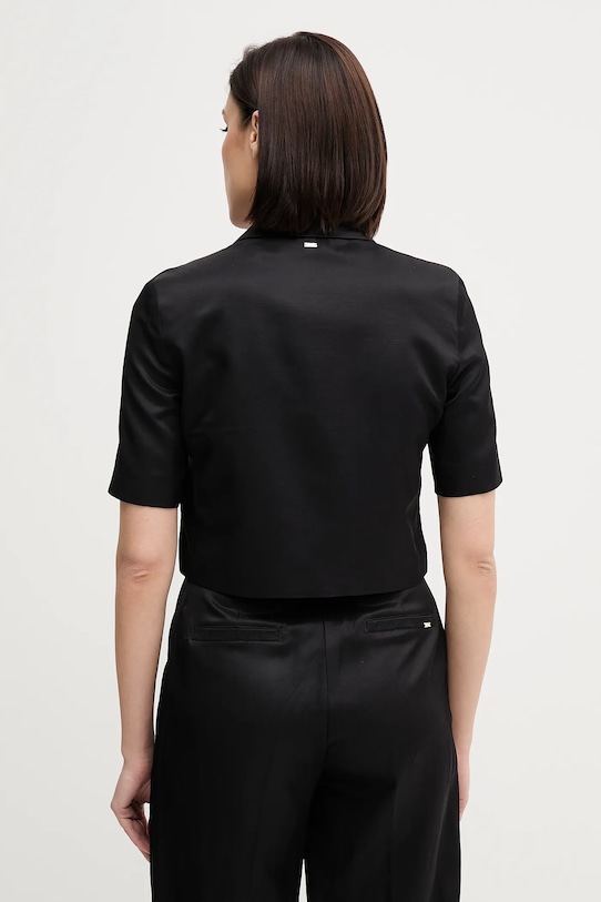 Îmbrăcăminte Gaudi blazer din amestec de in 511FD35006 negru