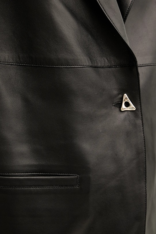 Kožené sako AERON MERCEDES BL047019 čierna