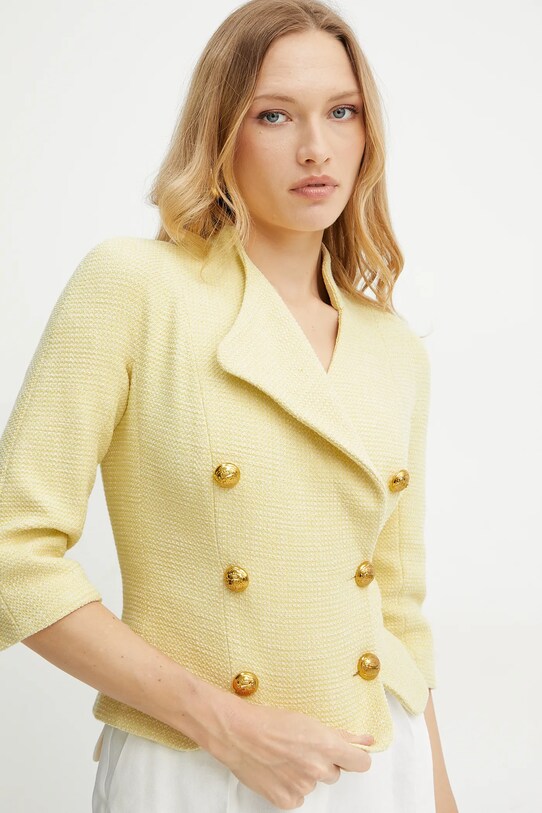 Піджак Elisabetta Franchi жовтий GI16152E2