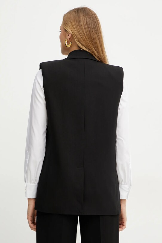 Одяг Жилетка з домішкою вовни Elisabetta Franchi GI15452E2 чорний