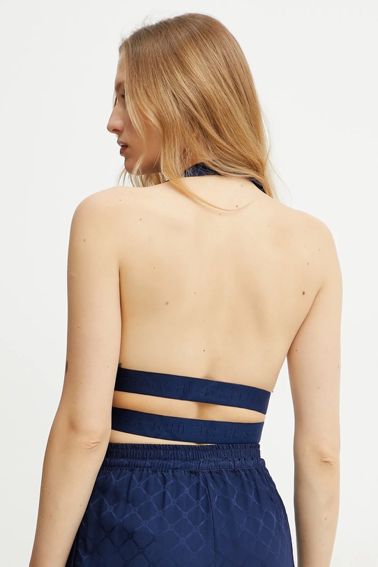 Îmbrăcăminte Elisabetta Franchi vesta GL00652E2 bleumarin