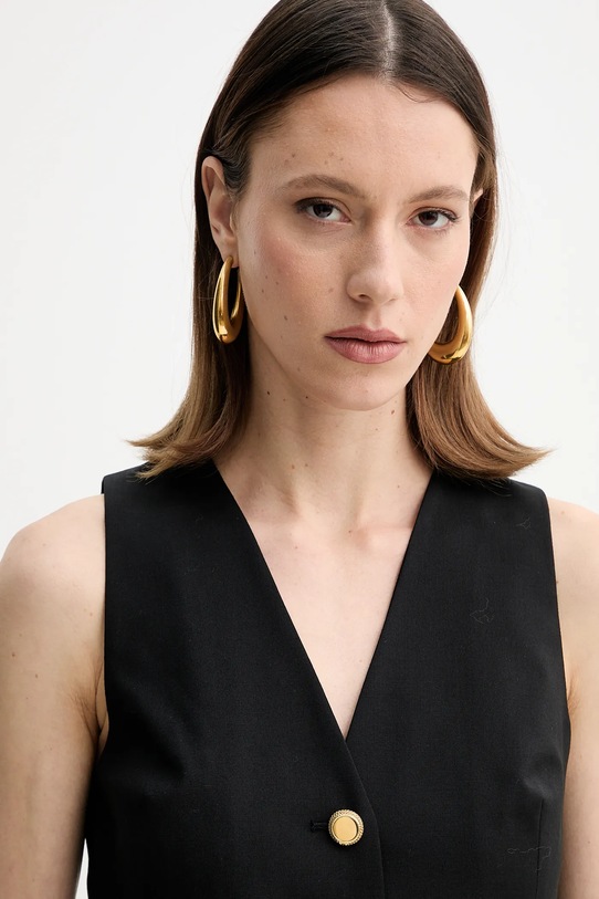 Marciano by Guess kamizelka z domieszką wełny IRINA czarny 5GGN06.7294A