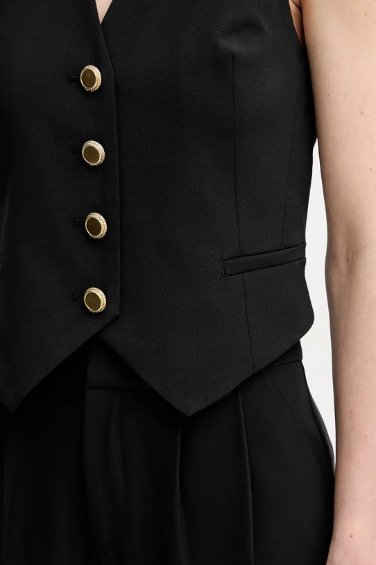 Marciano by Guess kamizelka z domieszką wełny IRINA 5GGN06.7294A czarny