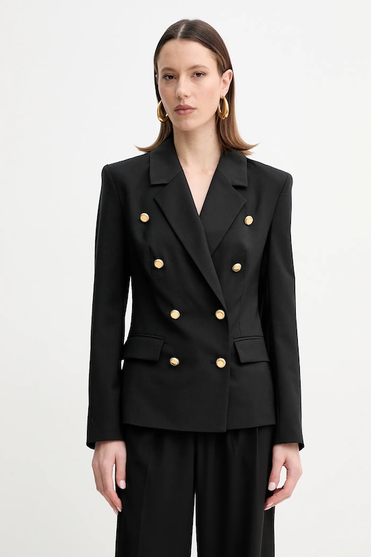 Marciano Guess sacou din lână IRINA cu captuseala negru 5GGN05.7294A