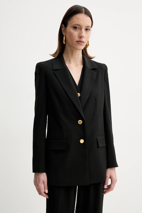 Marciano Guess sacou din lână IRINA cu captuseala negru 5GGN04.7294A