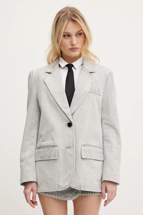 Τζιν μπουφάν Miss Sixty ύφασμα γκρί 6S1WJ58700