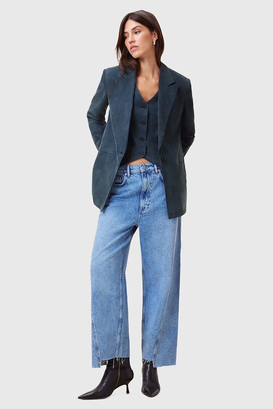 AllSaints marynarka AVERIE tkanina niebieski W038QC