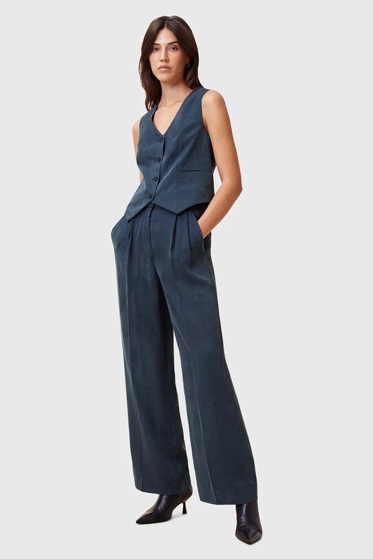 AllSaints kamizelka AVERIE niebieski W039QC