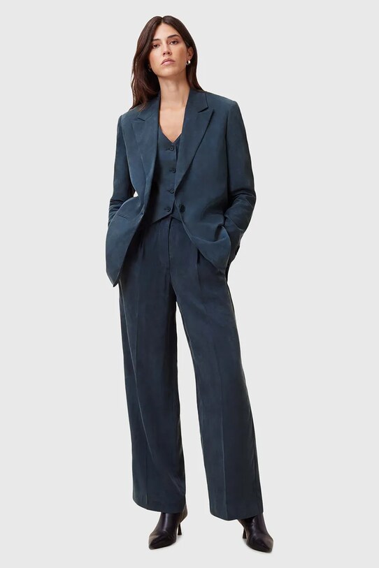 AllSaints kamizelka AVERIE W039QC niebieski
