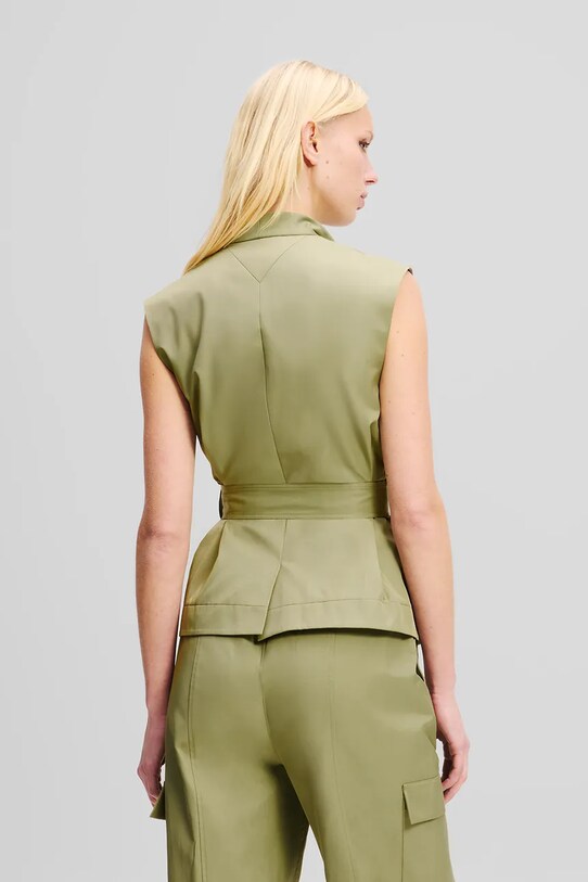 Karl Lagerfeld kamizelka A2W14010 zielony SS25