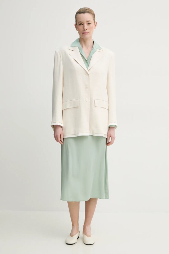 Blazer με μείγμα λινών ISABELLE BLANCHE IS25SS.J087.T005 μπεζ SS25