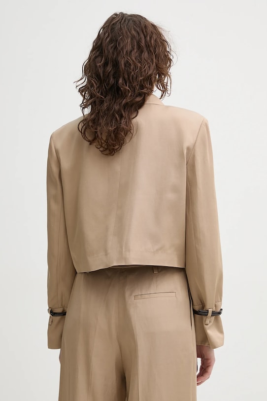 Ρούχα Blazer με μείγμα λινών ISABELLE BLANCHE IS25SS.J063.T004 μπεζ