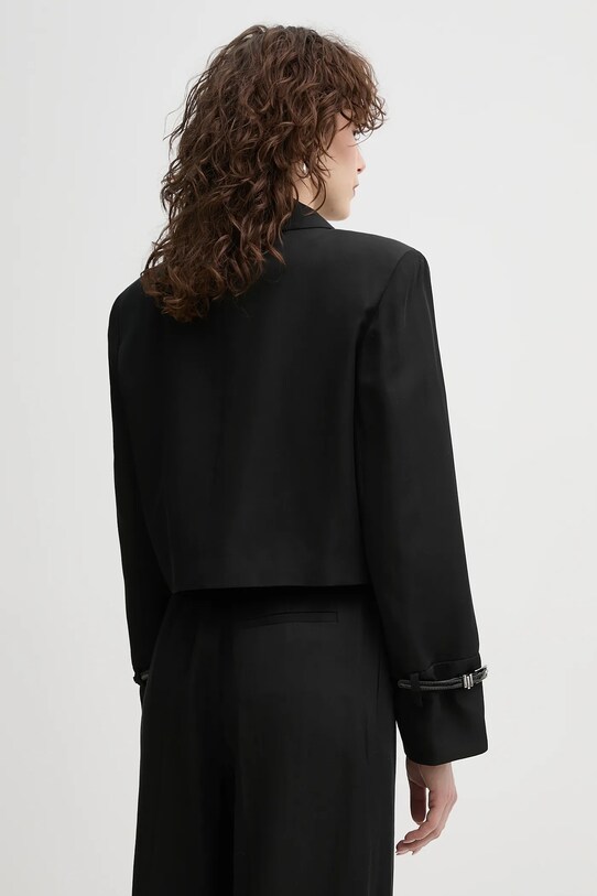 Îmbrăcăminte ISABELLE BLANCHE blazer din amestec de in IS25SS.J063.T004 negru