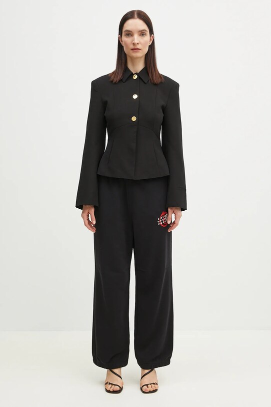 GANNI marynarka Light Twill Suiting W0057
