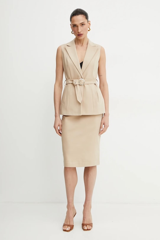 Morgan kamizelka VROSSO.F VROSSO.F beżowy SS25