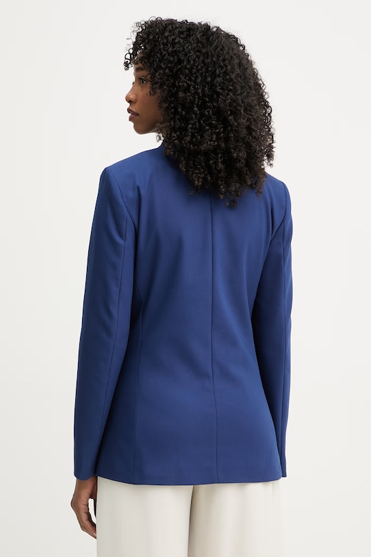 Oblačila Morgan ženski suknjič z bombažem VIKO.F VIKO.F mornarsko modra