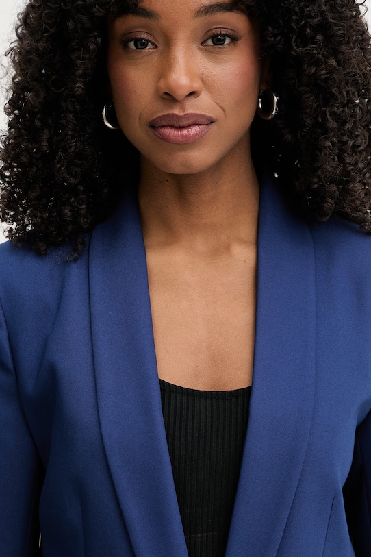 Morgan ženski suknjič z bombažem VIKO.F mornarsko modra VIKO.F