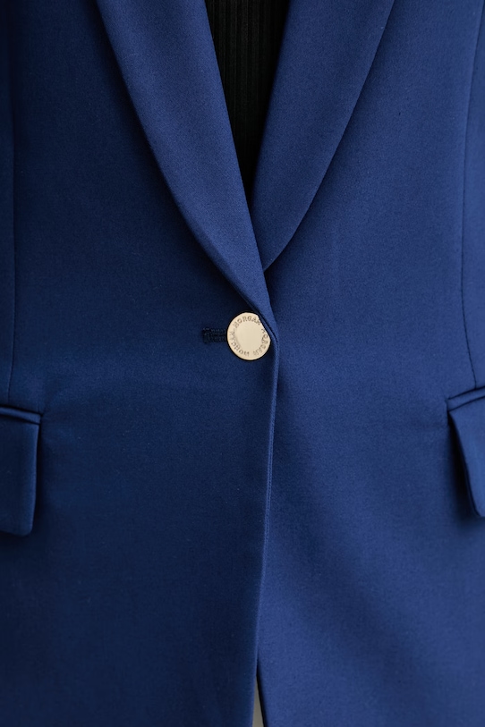 Morgan ženski suknjič z bombažem VIKO.F VIKO.F mornarsko modra