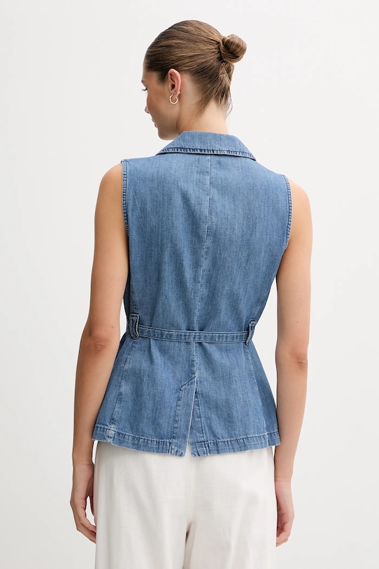 Abbigliamento United Colors of Benetton gilet di jeans 2KOWDJ00Z blu