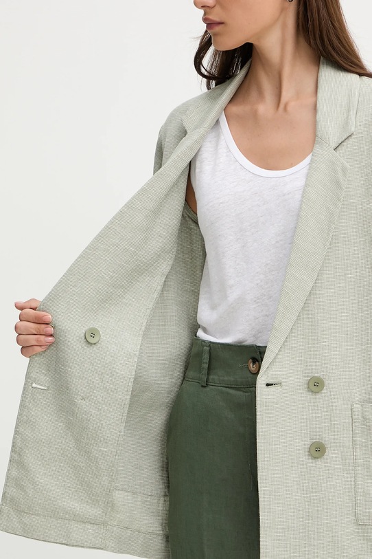 Λινό πανωφόρι United Colors of Benetton 265XDW035