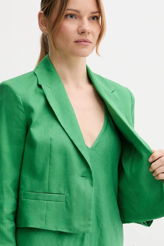 Ľanové sako United Colors of Benetton 2AGHDW037