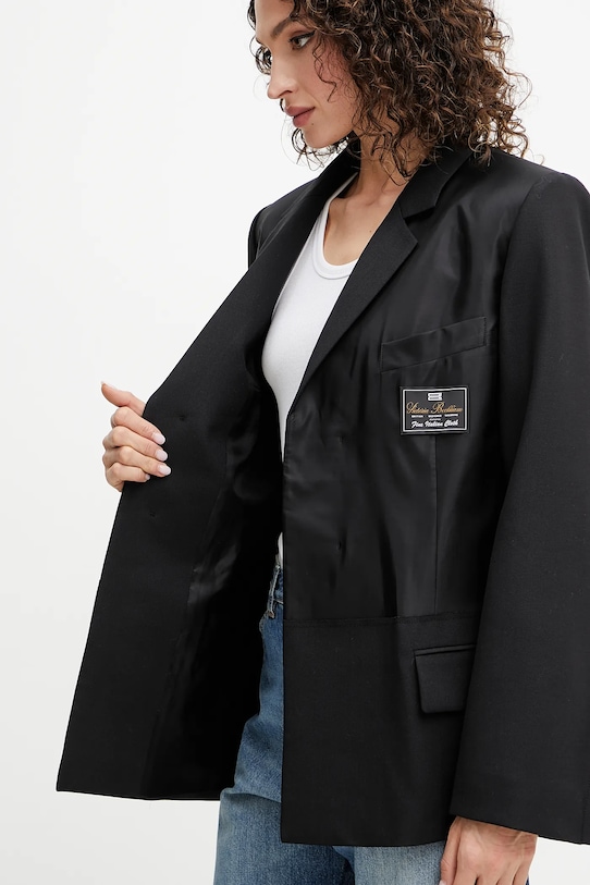 Victoria Beckham marynarka z domieszką wełny 1225WJK006168B