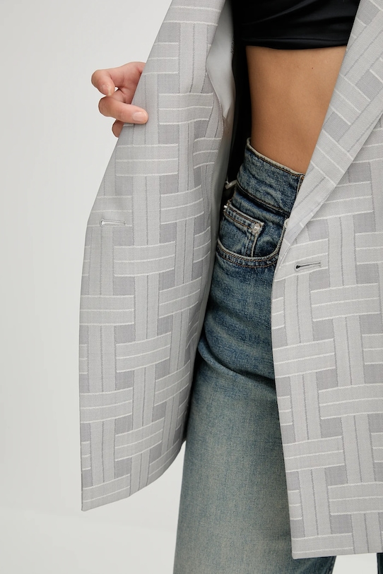 Kenzo marynarka wełniana FF52VE2589JW.93