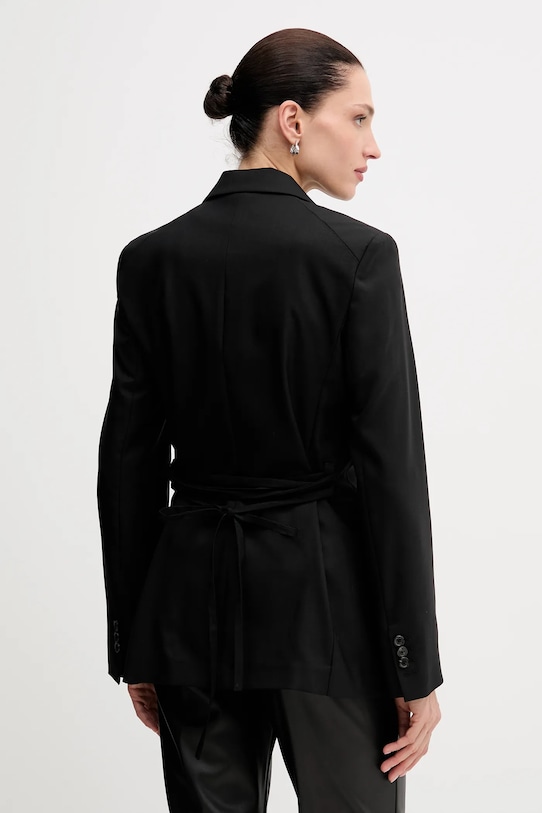 Îmbrăcăminte Kenzo geaca de lana FF52VE2619RA.99 negru