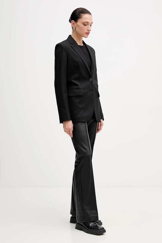 Kenzo geaca de lana FF52VE2619RA.99 negru