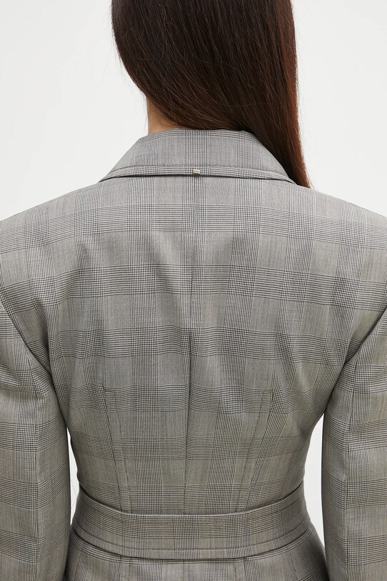 Sportmax geacă de lână Emy 2512041051600 gri