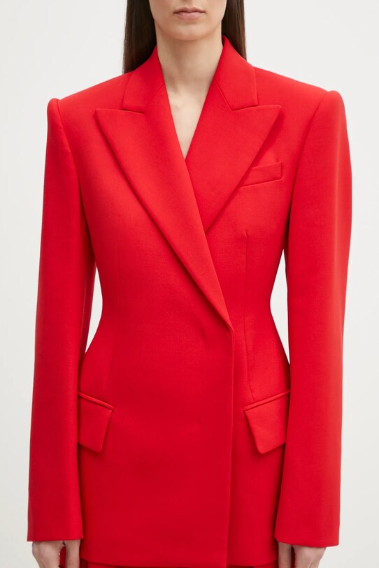 Sportmax sacou de lână Arco rosu 2512041061600
