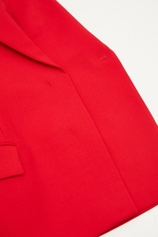 Sportmax sacou de lână Arco 2512041061600 rosu