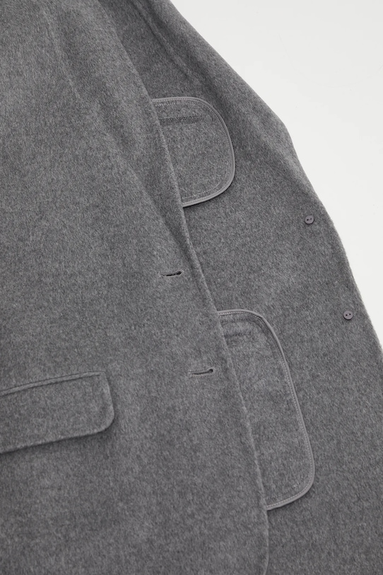 Μάλλινο σακάκι Anine Bing Quinn Blazer A.01.10719 γκρί