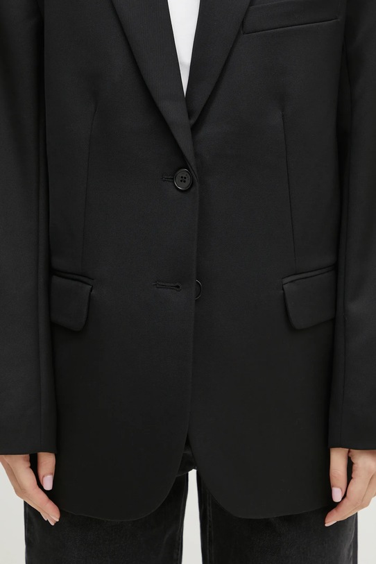 Vuneni sako Anine Bing Quinn Blazer crna A.01.7073