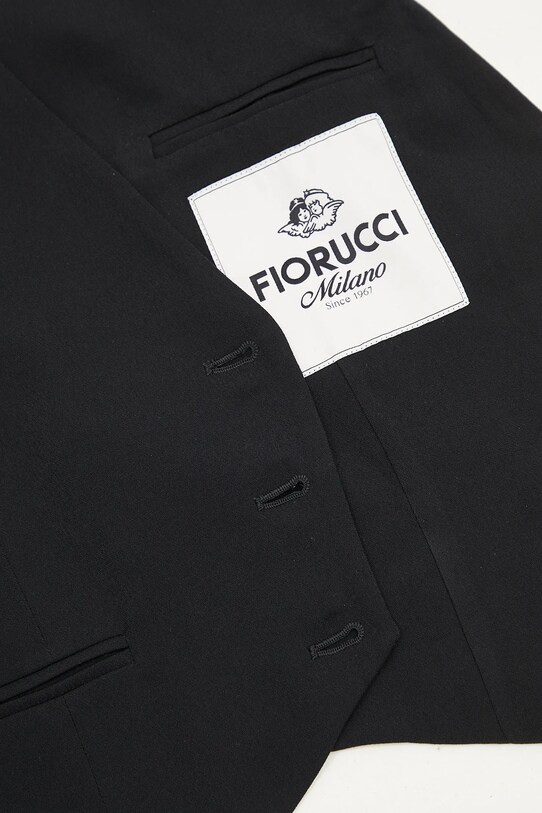 Fiorucci vestă Embroidered W02SPTSL289PL02BK01 negru