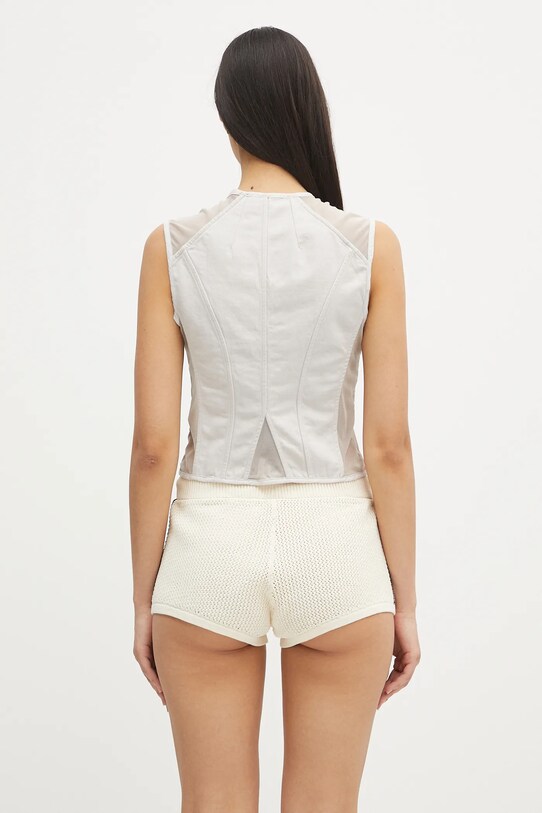 Odzież Our Legacy kamizelka Corset W2252CDB beżowy