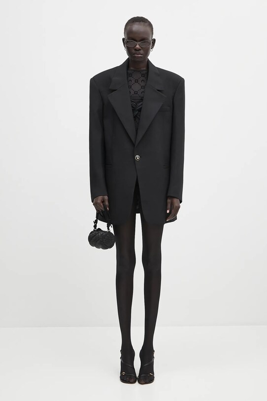 Vlněné sako Marine Serre Virgin Wool Twill Boxy UJA066A.RWOV0001