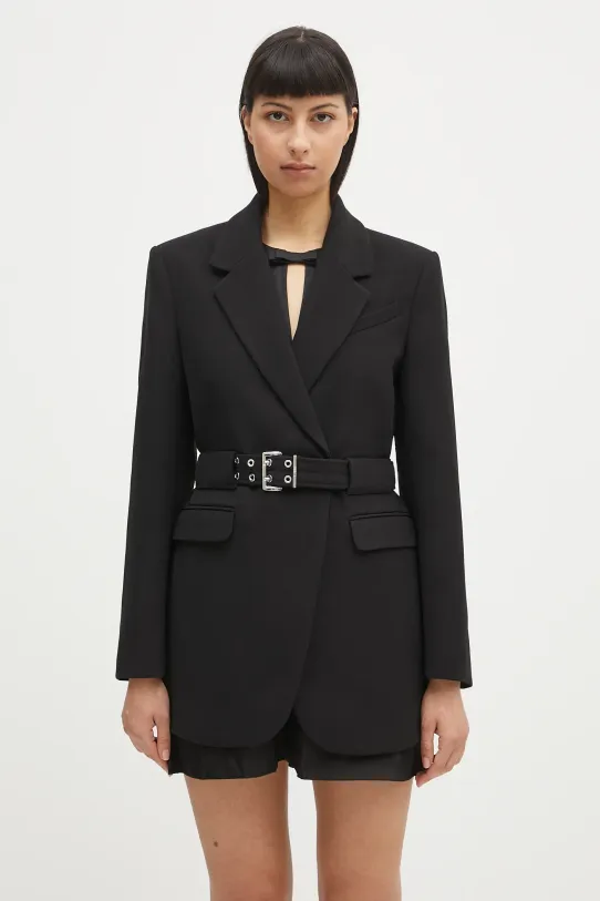 GANNI marynarka Bonded Crepe