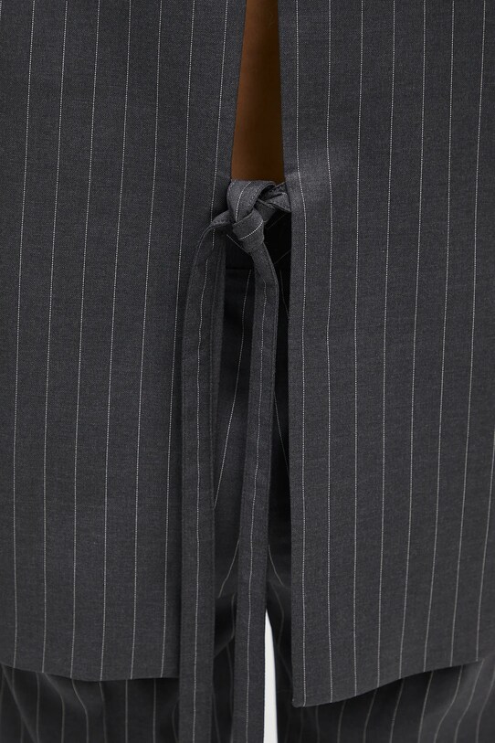 JW Anderson marynarka wełniana Open Back Tailored szary JK0368.PG1695.945